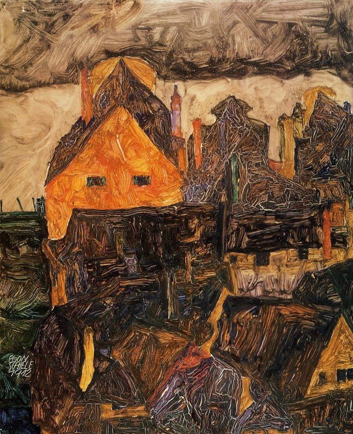 Egon Schiele The Old City